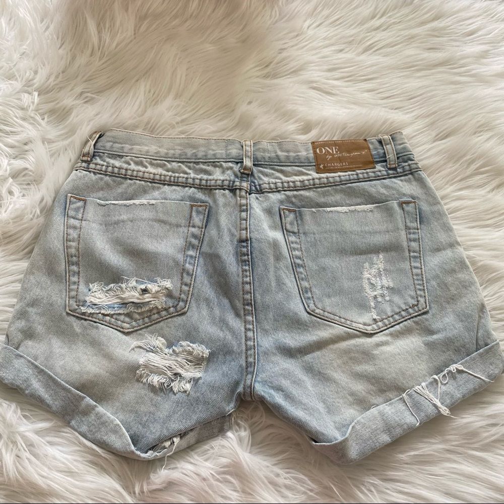 One Teaspoon Diamonds Chargers denim short 26 - Picture 4 of 12
